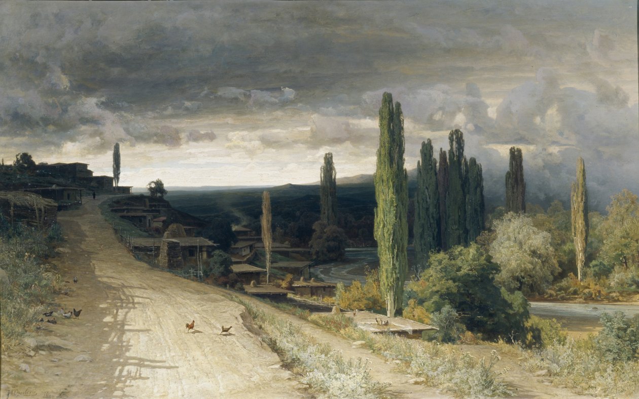 I Alushta, 1860 af Vladimir Donatovich Orlovsky