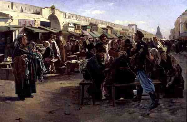 Ved middagstid af Vladimir Egorovic Makovsky
