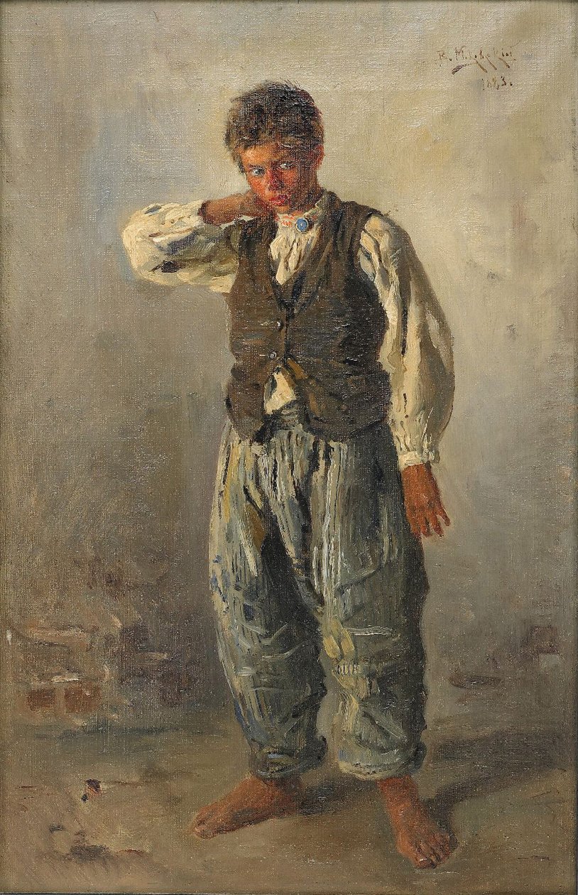 The Young Urchin, 1883 af Vladimir Egorovic Makovsky