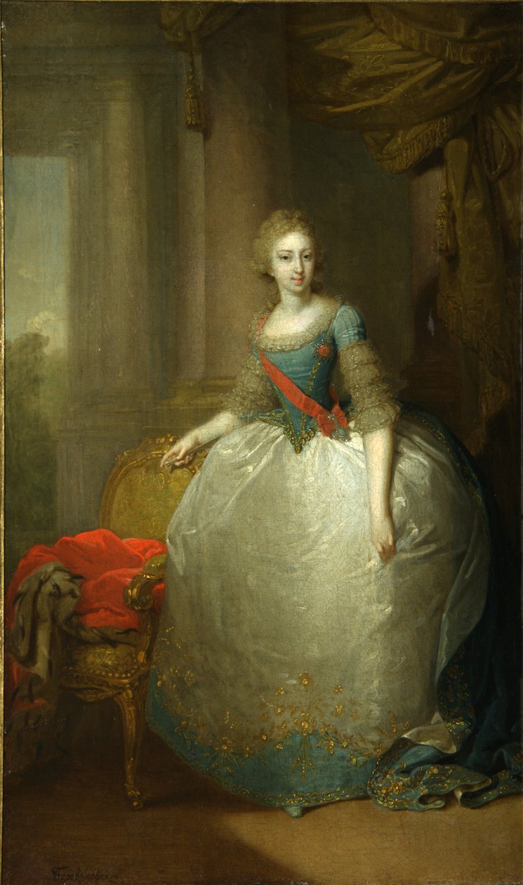 Storhertuginde Elena Pavlovna af Rusland 1784-1803, 1797 af Vladimir Lukich Borovikovsky