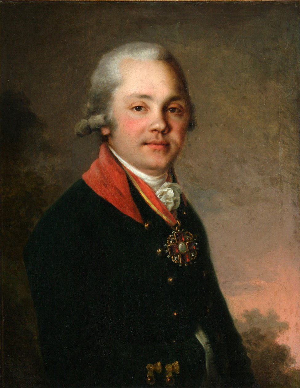 Portræt af Alexander Dmitrievich Arseniev, 1796-1797 af Vladimir Lukich Borovikovsky