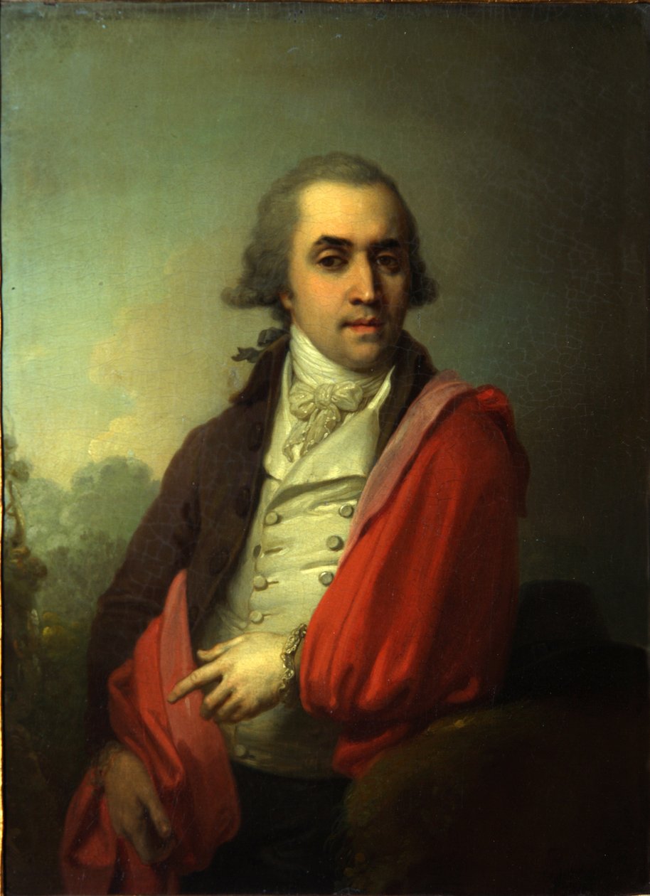 Portræt af Ardalion Alexandrovich Torsukov, 1795 af Vladimir Lukich Borovikovsky