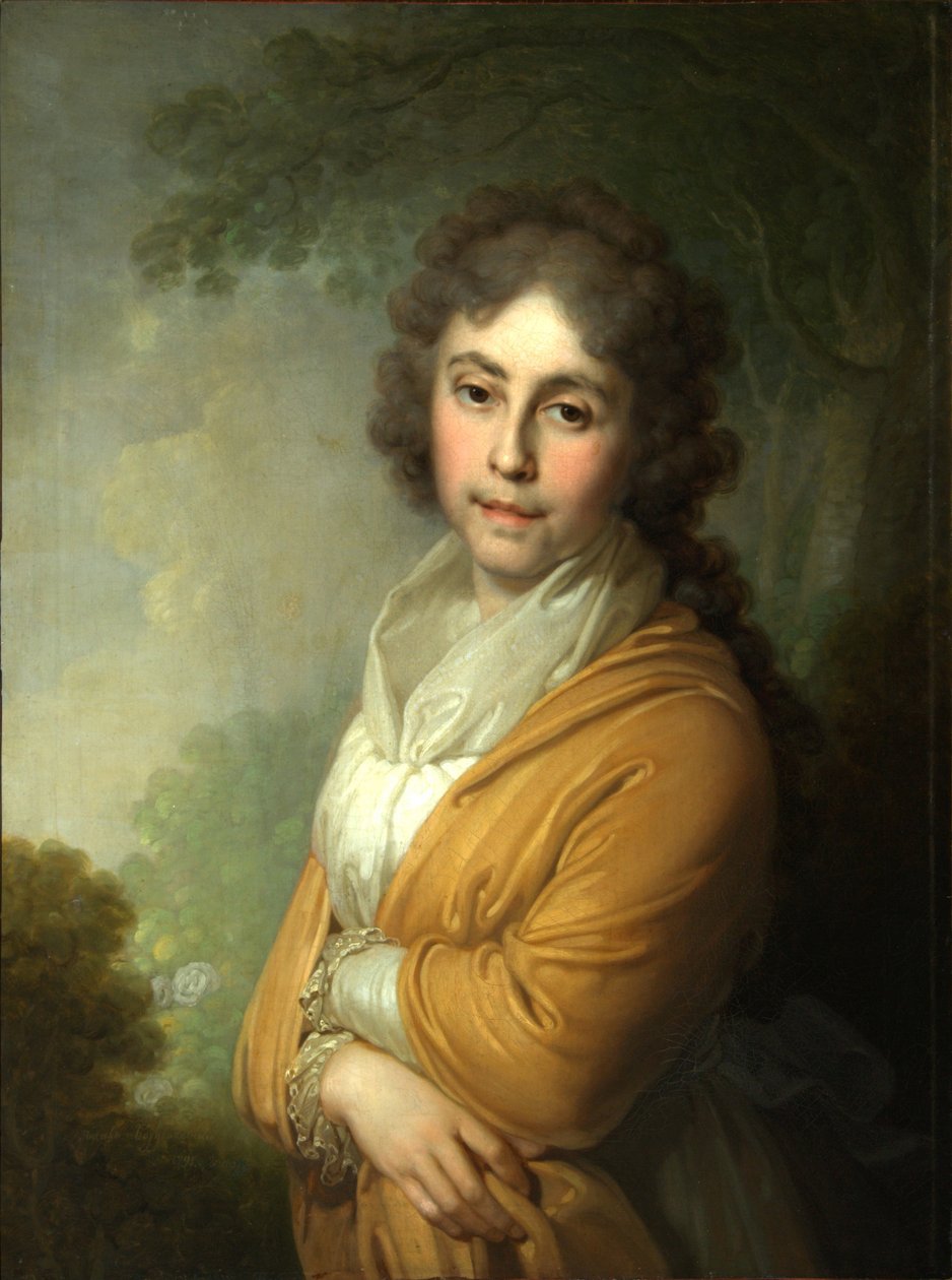 Portræt af grevinde Natalia Ivanovna Kurakina, 1795 af Vladimir Lukich Borovikovsky