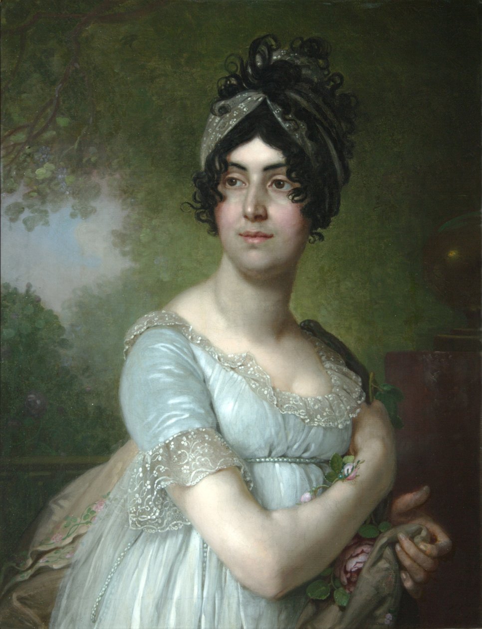 Portræt af Daria Semyonovna Yakovleva, 1801 af Vladimir Lukich Borovikovsky