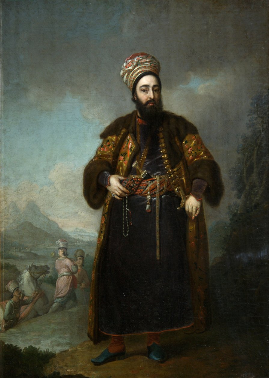 Portræt af Murtaza Quli Khan, 1796. af Vladimir Lukich Borovikovsky