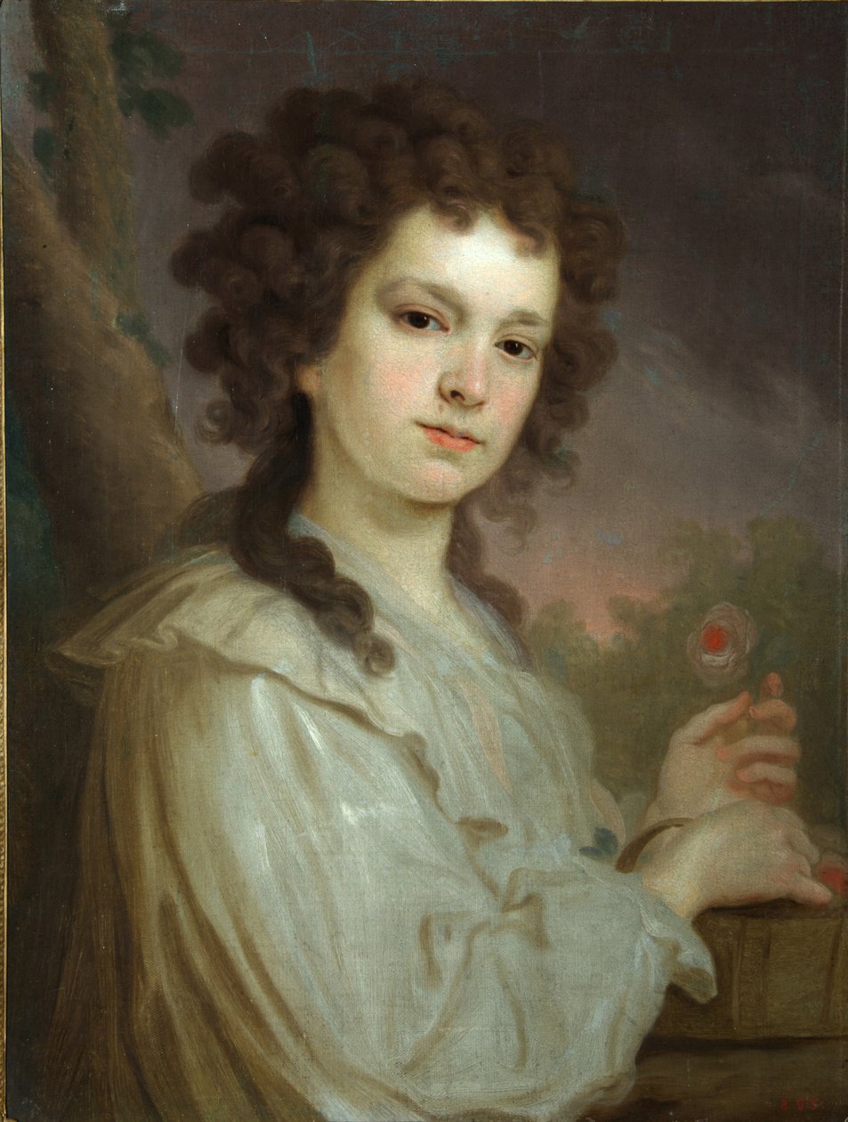 Portræt af Olga Kuzminichna Filippova 1772-1829, 1790 af Vladimir Lukich Borovikovsky