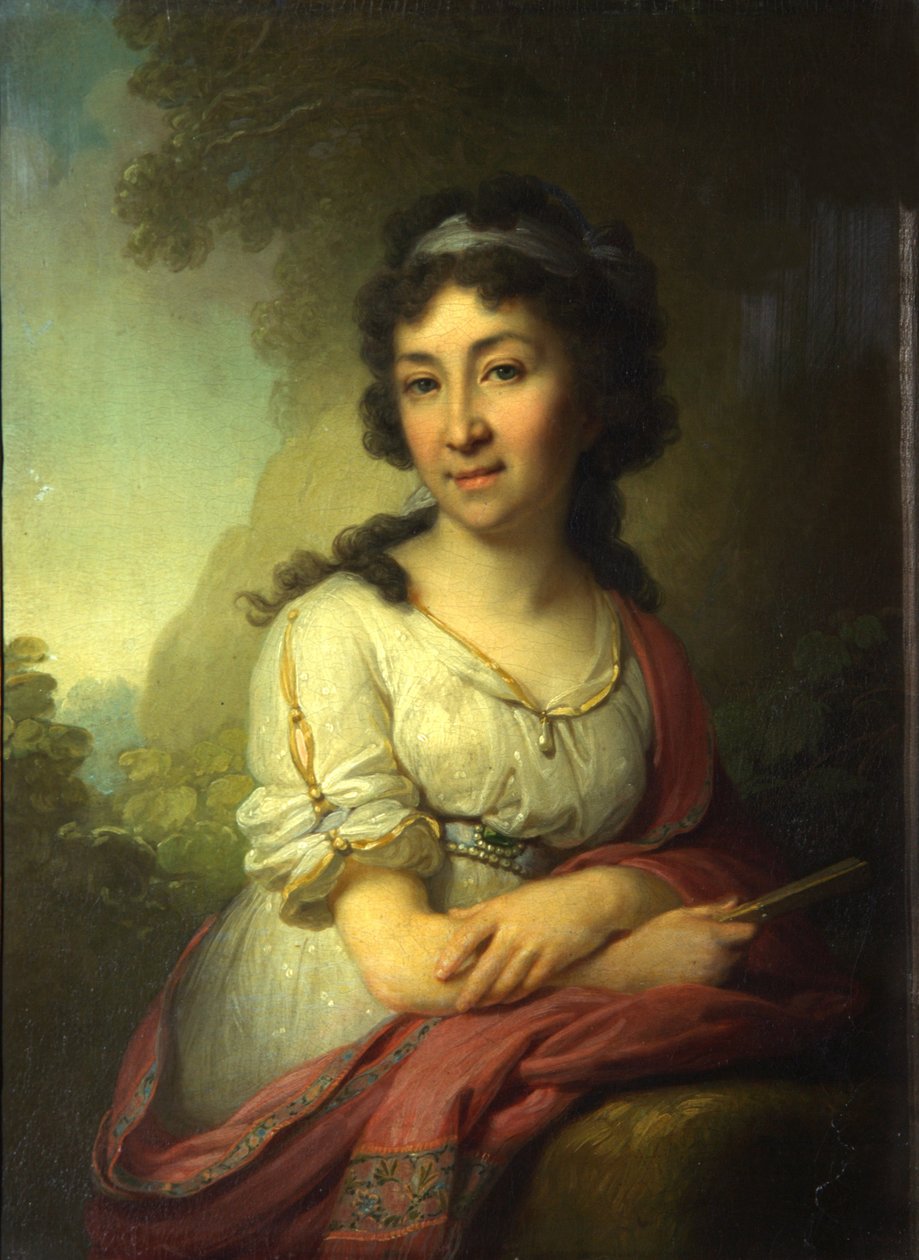 Portræt af Ekaterina Vasilievna Torsukova, 1795 af Vladimir Lukich Borovikovsky
