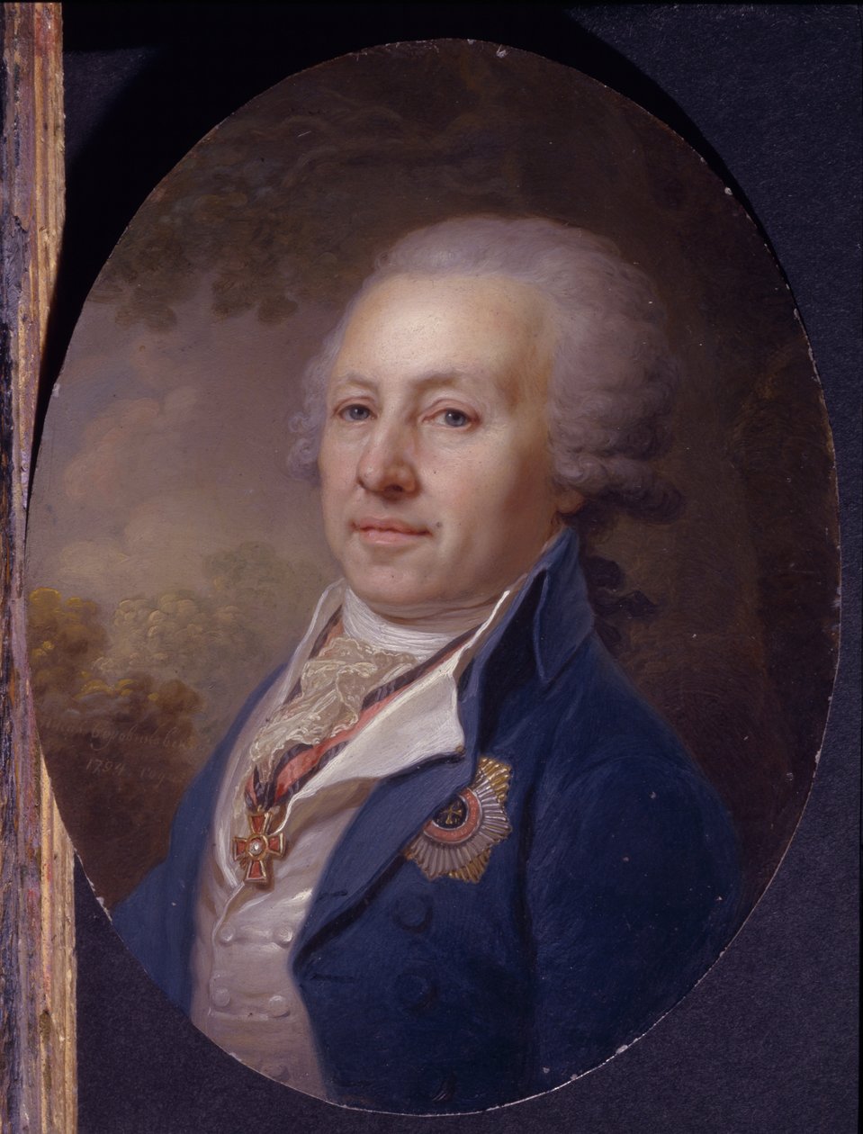 Portræt af baron Alexei Ivanovich Vasilyev 1742-1807, 1794 af Vladimir Lukich Borovikovsky