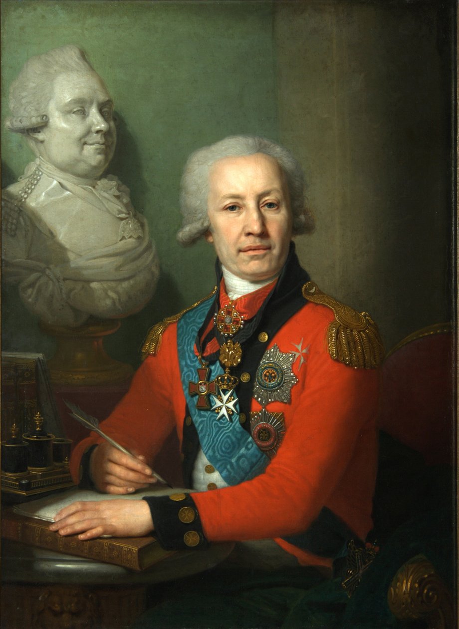 Portræt af baron Alexei Vasilyev, 1800 af Vladimir Lukich Borovikovsky