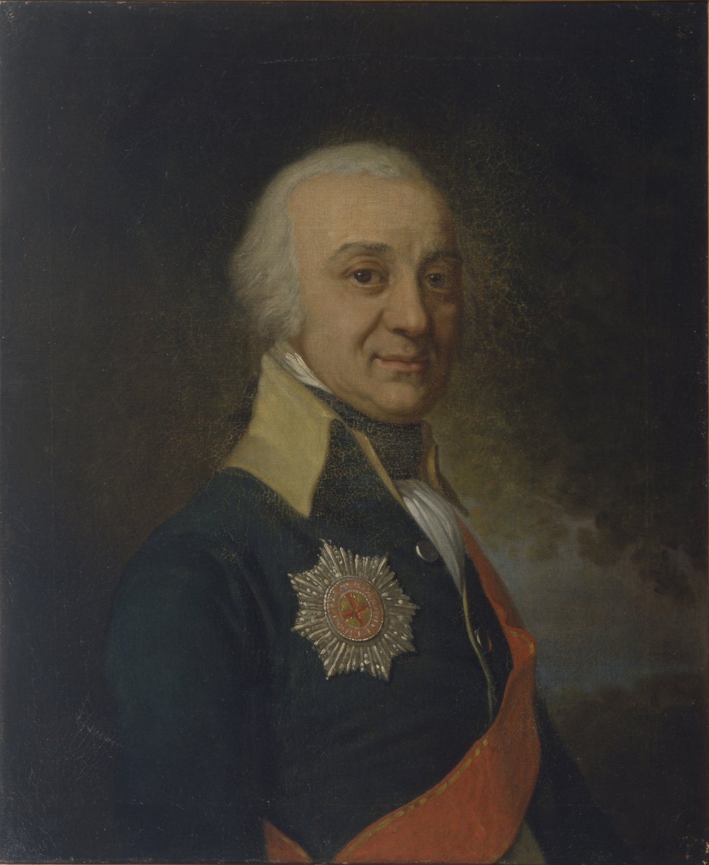 Portræt af Pavel Stepanovich Runich 1747-1825, ca. 1800 af Vladimir Lukich Borovikovsky
