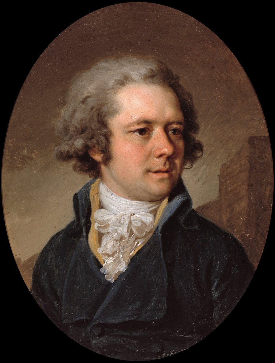 Portræt af arkitekten Adam Menelaws 1753-1831, begyndelsen af 1790