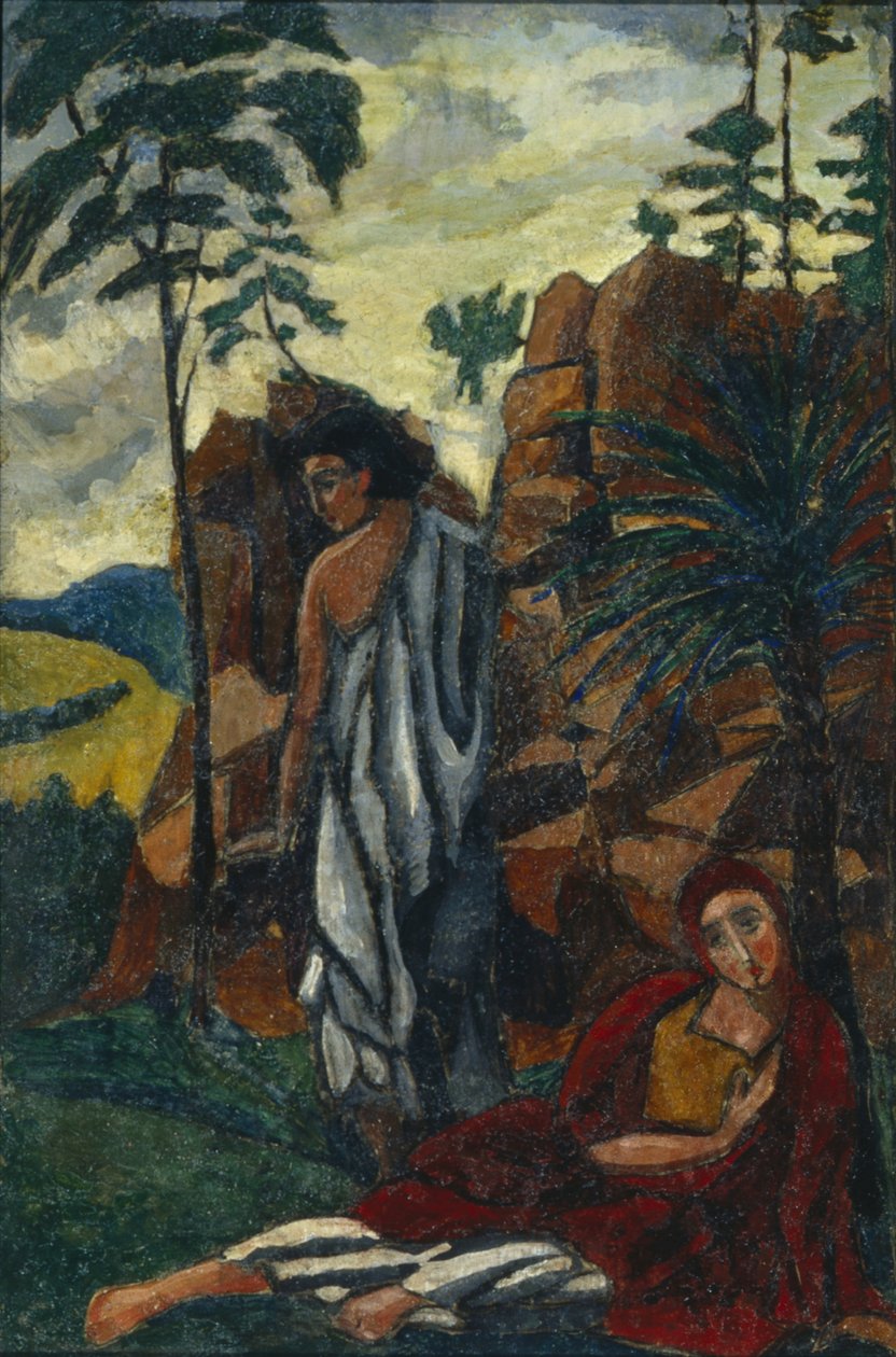 En allegorisk scene, begyndelsen af det 20. århundrede. af Vladimir Petrovich Drittenpreis