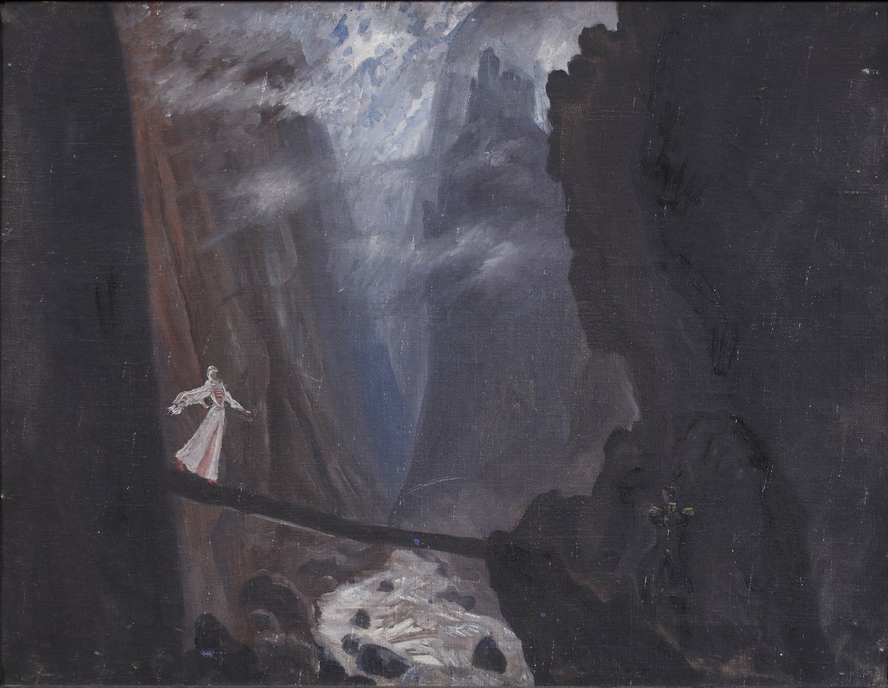 Scenedesign til operaen Béla af A. Alexandrov, 1946 af Vladimir Vladimirovich Dmitriyev