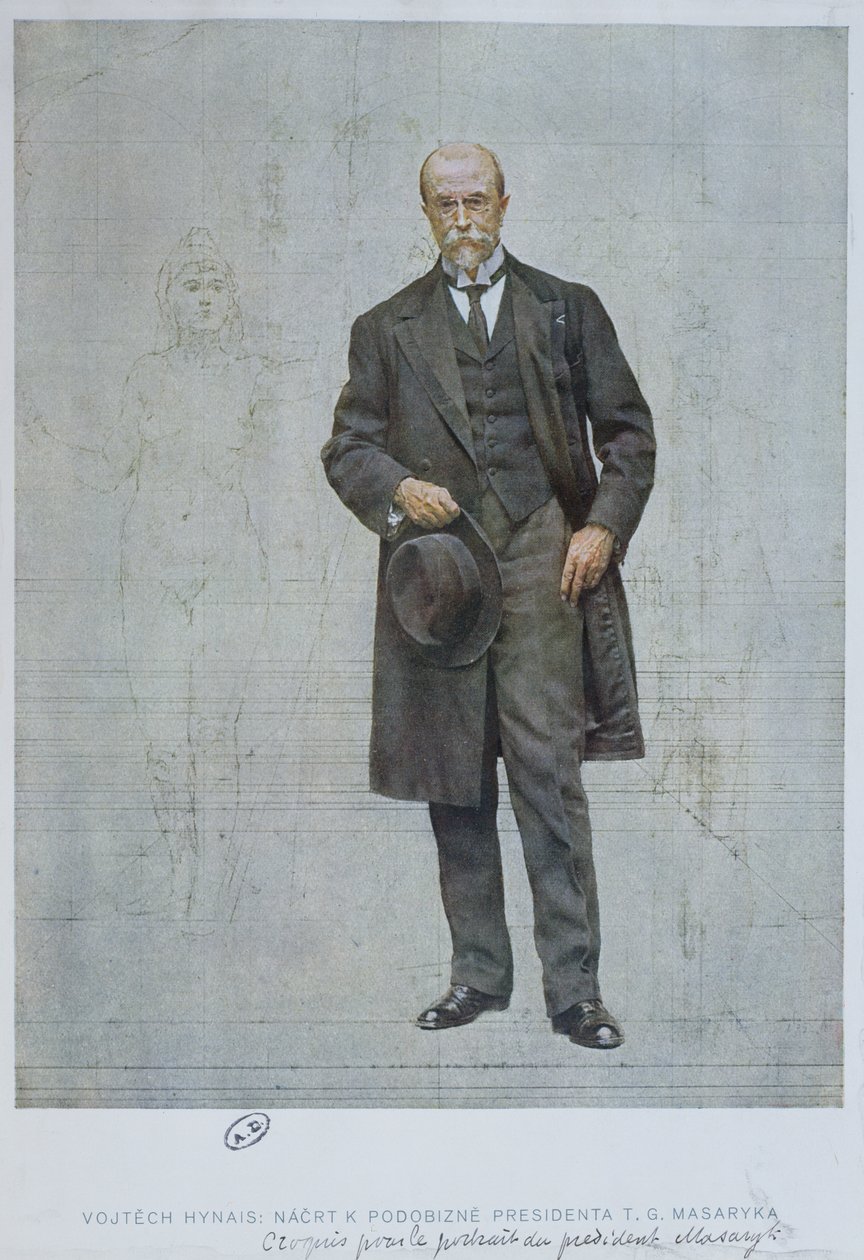 Thomas Garrigue Masaryk (1850-1937) af Vojtech Hynais