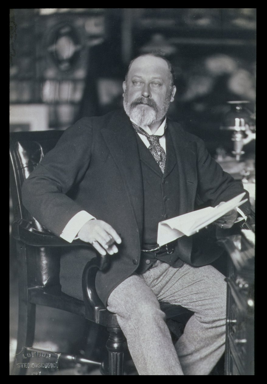 Portrætfotografi af Edward VII (1841-1910) af William and Daniel Downey
