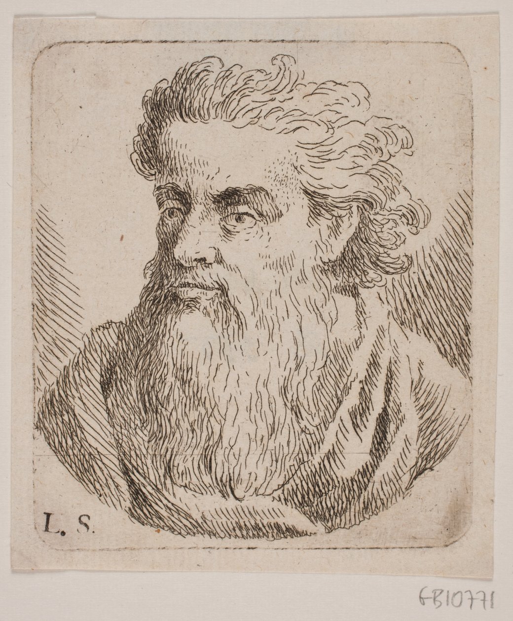 Brystbillede af en Mand af W.A. Müller