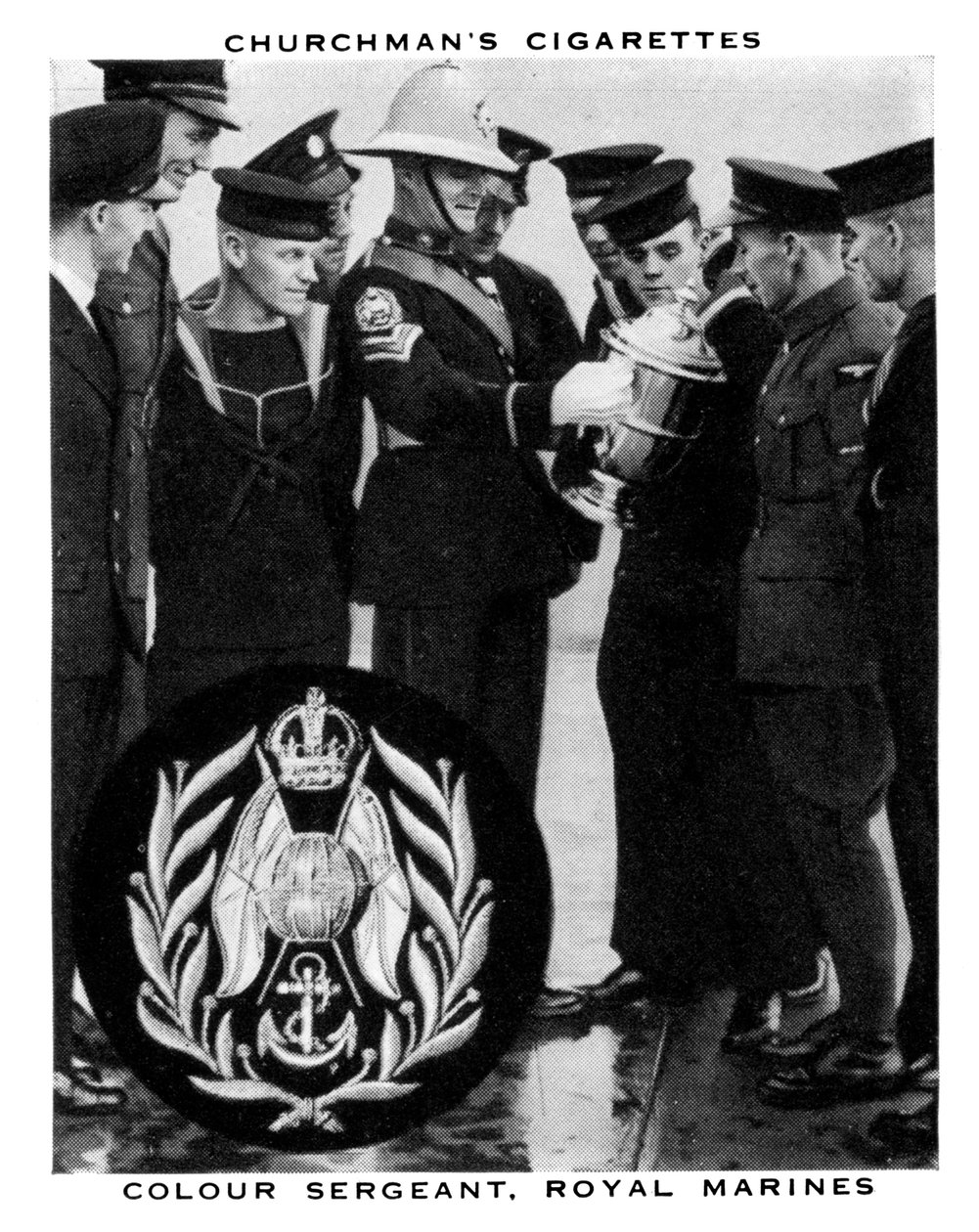 Farvesergent, Royal Marines, 1937. af WA and AC Churchman