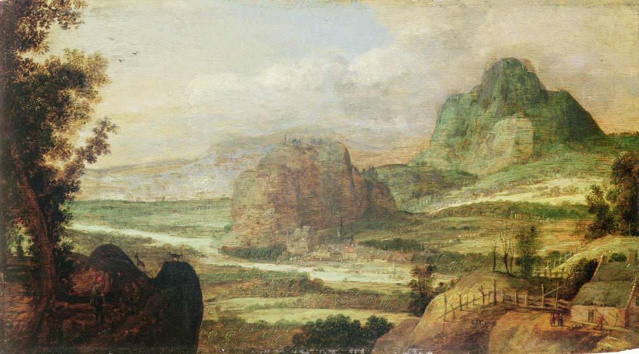 Bjerglandskab af W.B. Katz