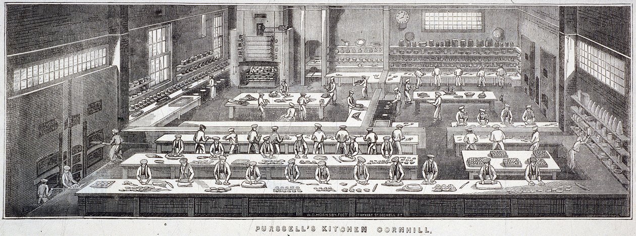 Cornhill, London, 1840 af WD Hornsby