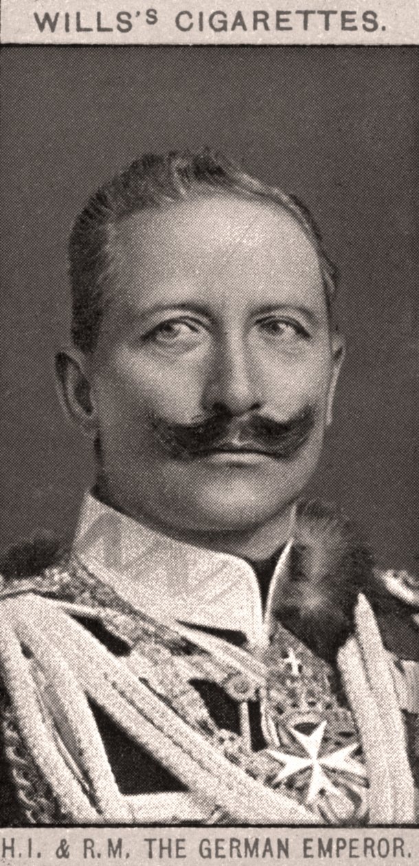 H.I & R.M, den tyske kejser, 1908. af WD and HO Wills