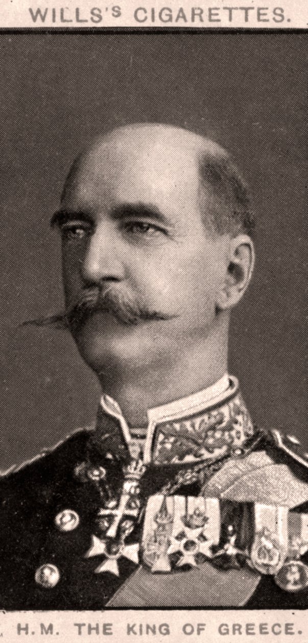 H.M. Kongen af Grækenland, 1908. af WD and HO Wills