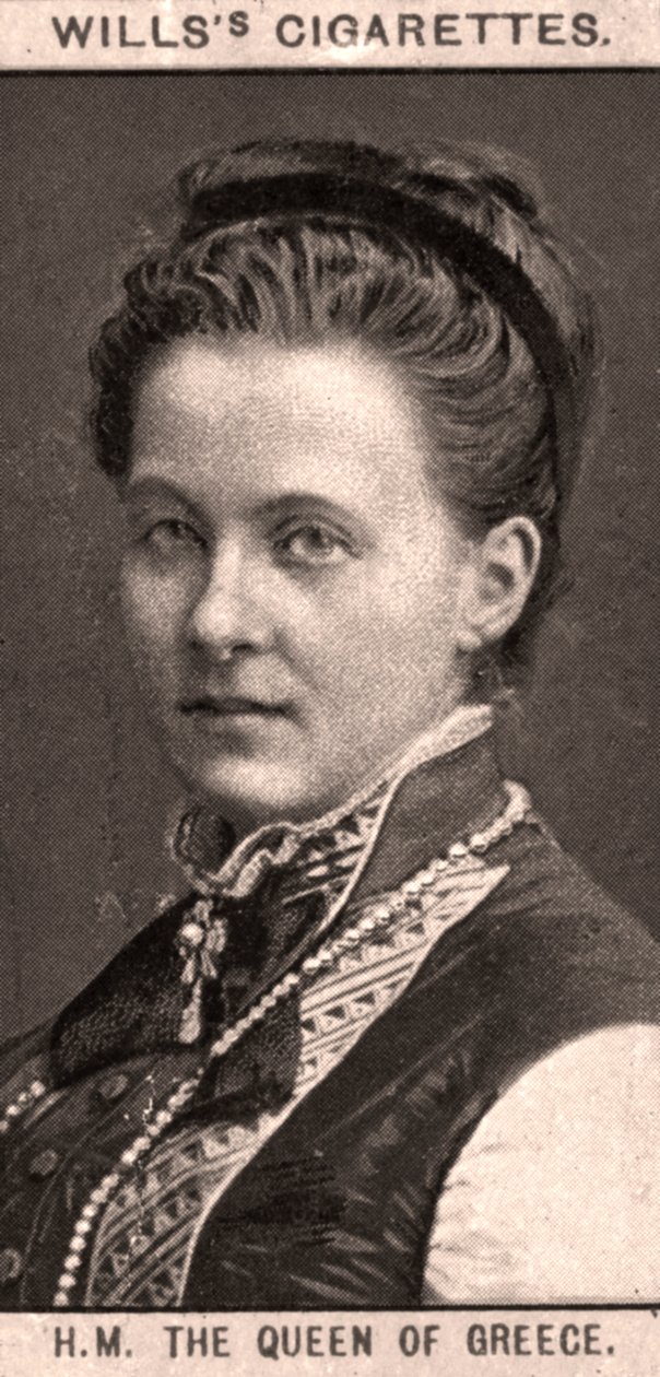 H.M. Dronningen af Grækenland, 1908. af WD and HO Wills