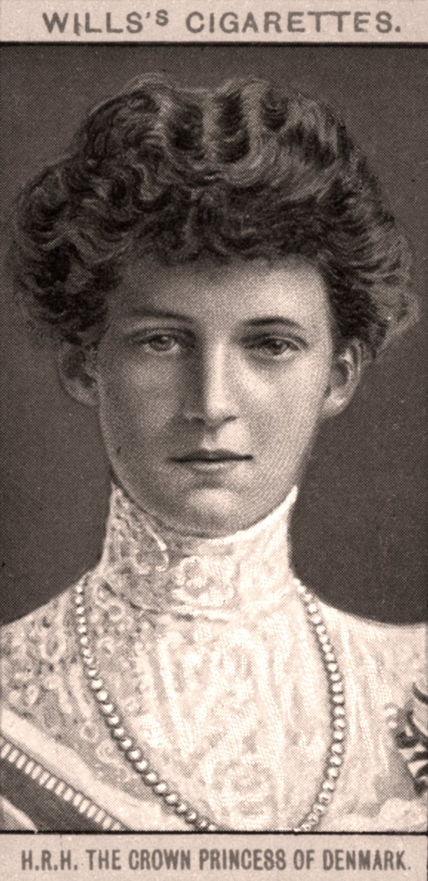 H.R.H Kronprinsesse af Danmark, 1908. af WD and HO Wills