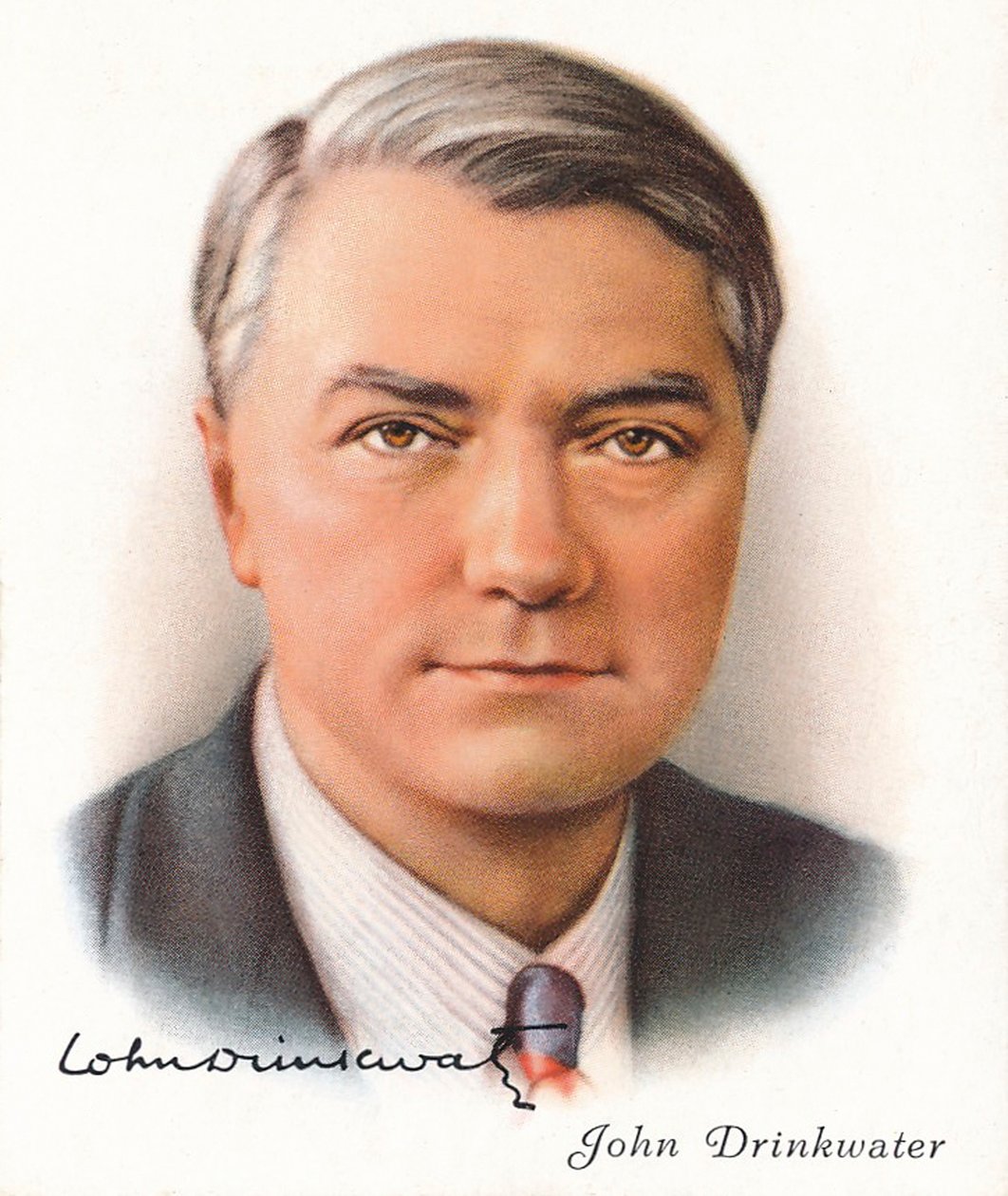 John Drinkwater, 1937. Kunstnere: Ukendt, WD & HO Wills. af WD and HO Wills