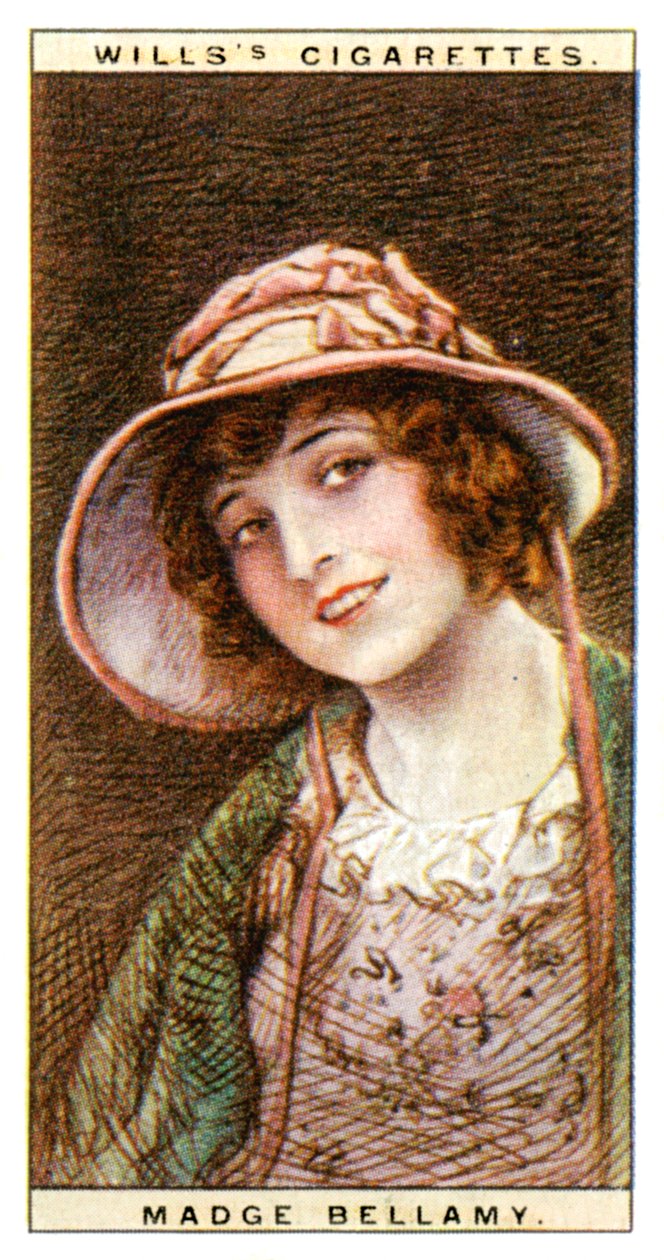 Madge Bellamy 1899-1990, amerikansk filmstjerne, 1928. af WD and HO Wills