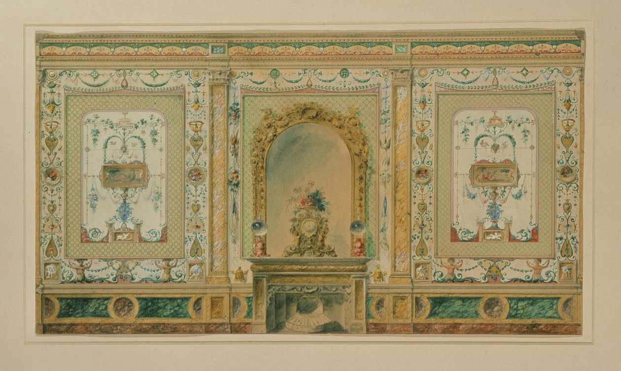 Design til interiøret i Osborne House af W.H. Homann
