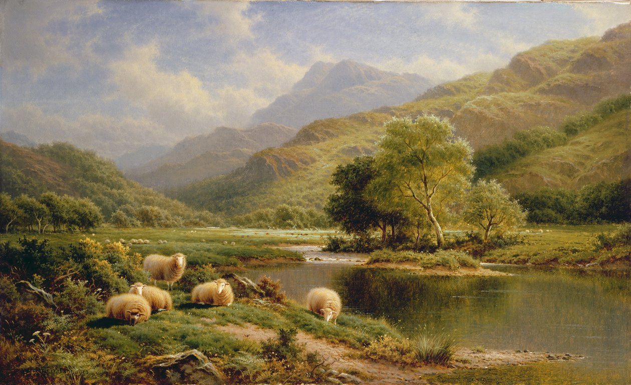 Pastoralt Landskab af W.H. Watson