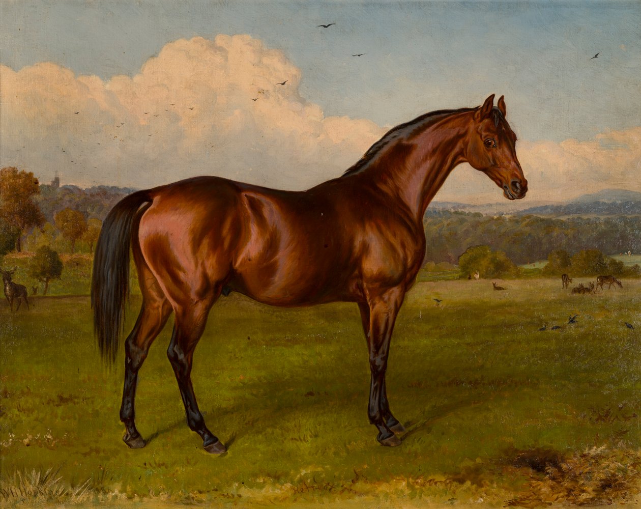 Retreat-vinder af Doncaster Cup, ca. 1870-92 (olie på lærred) af W.H. Hopkins