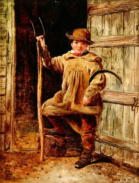 Bondens søn (olie om bord) af W.S.P. Henderson
