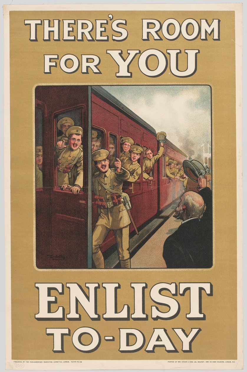 Der er plads til dig, melde dig i dag, 1914 af W. A. Fry