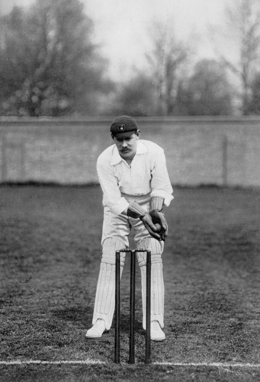 Bill Storer, cricketspiller fra Derbyshire og England, c1899 af William Albert Rouch