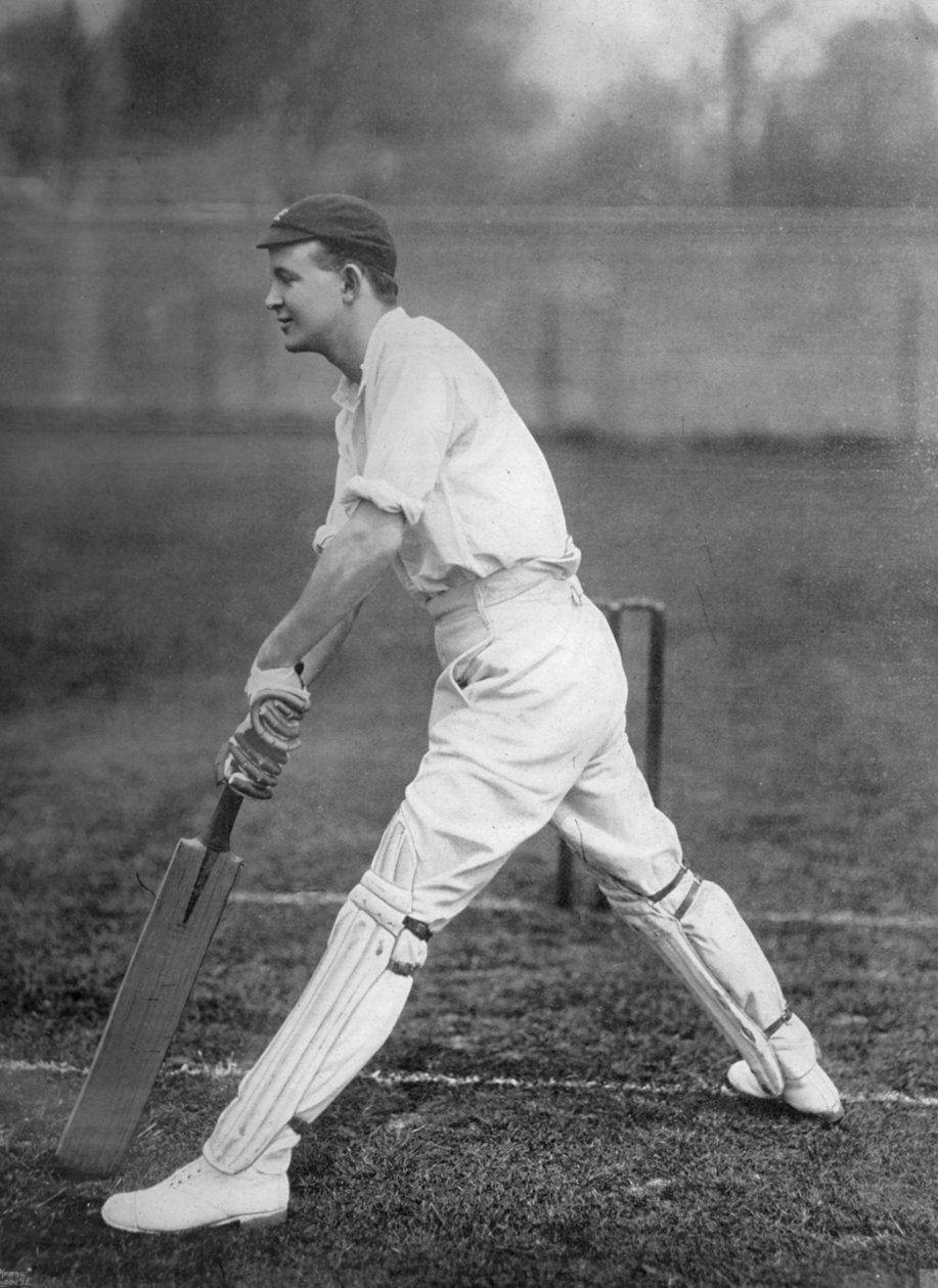 Mr PF Warner, cricketspiller fra Middlesex og England, c1899 af William Albert Rouch