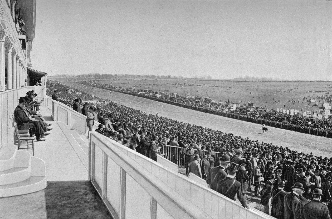 The Derby: View Down The Course, c1903, 1903 af William Albert Rouch