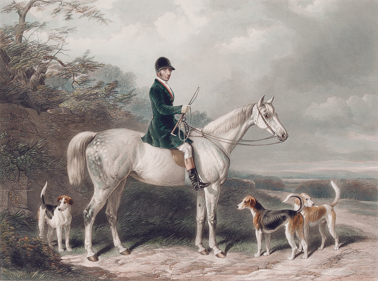 Mr. William Long på Bertha, indgraveret af E. Hacker, 1849 af W. Barraud