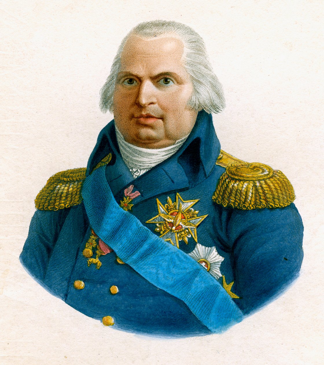 Louis XVIII, konge af Frankrig, 1800-tallet. af W Evans