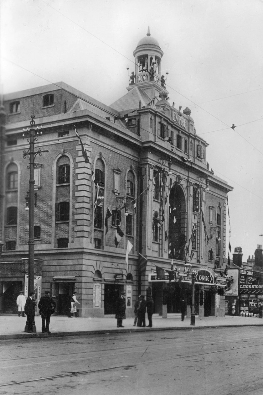 Chiswick Empire, Chiswick, London, begyndelsen af det 20. århundrede. af W. F. Seymour
