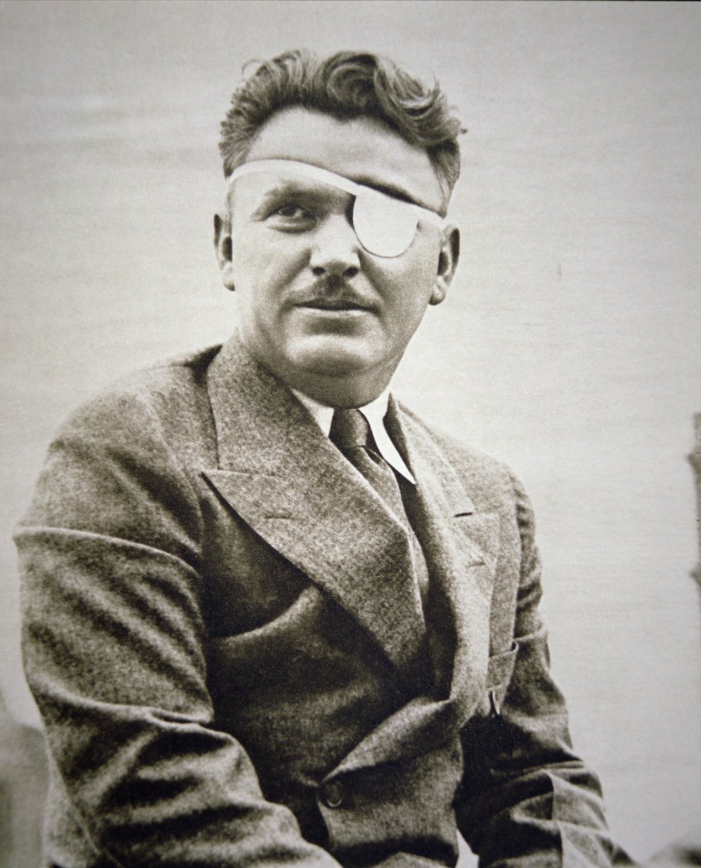 Portræt af Wiley Post (s/h foto) af John Ward Dunsmore