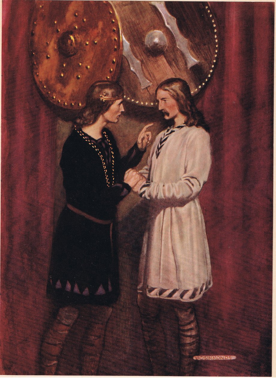 Hamlet taler til Horatio, fra 