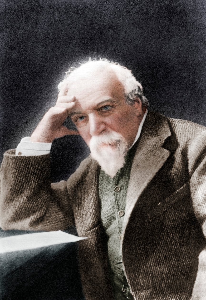 Robert Browning, engelsk digter og dramatiker, slutningen af det 19. århundrede. af W H Grove