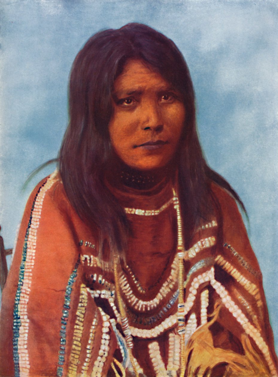 En indisk kvinde fra Sarcee, 1912 af W. Hanson Boorne