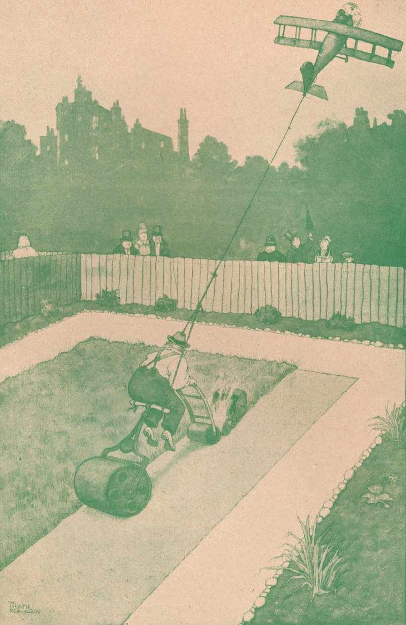 Et tip til Airman Home on Leave, c1918 1919 af William Heath Robinson