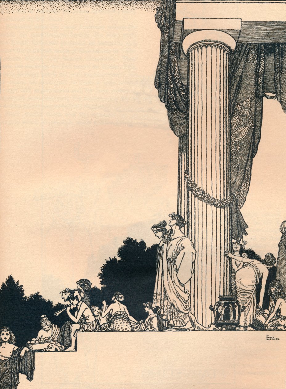 En skærsommernatsdrøm, 1. akt, 1. scene, 1914 af William Heath Robinson