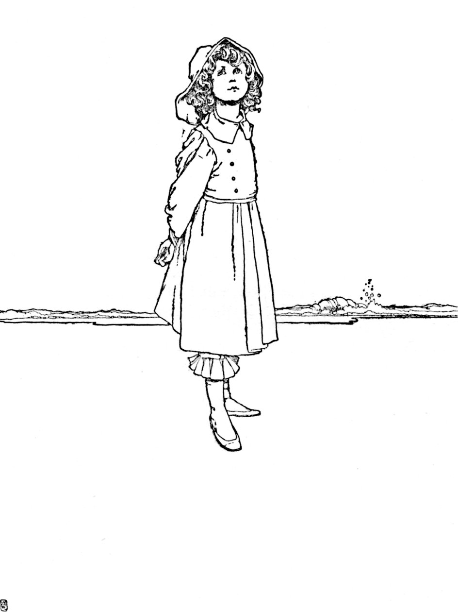 Og Karen var klædt meget pænt på, c1930 af William Heath Robinson