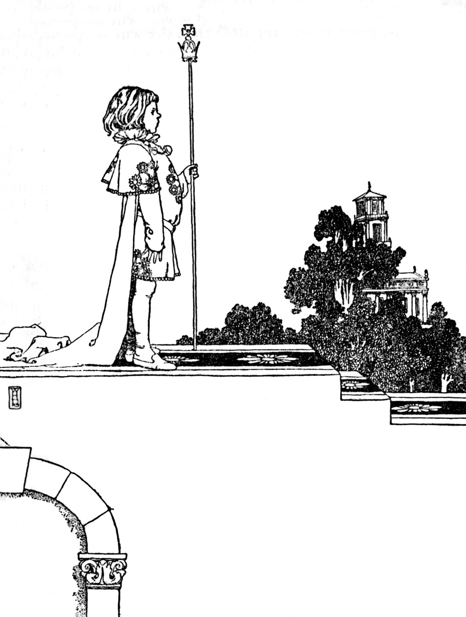 Og jo tættere de var på døren, jo stoltere så de ud, c1930 af William Heath Robinson