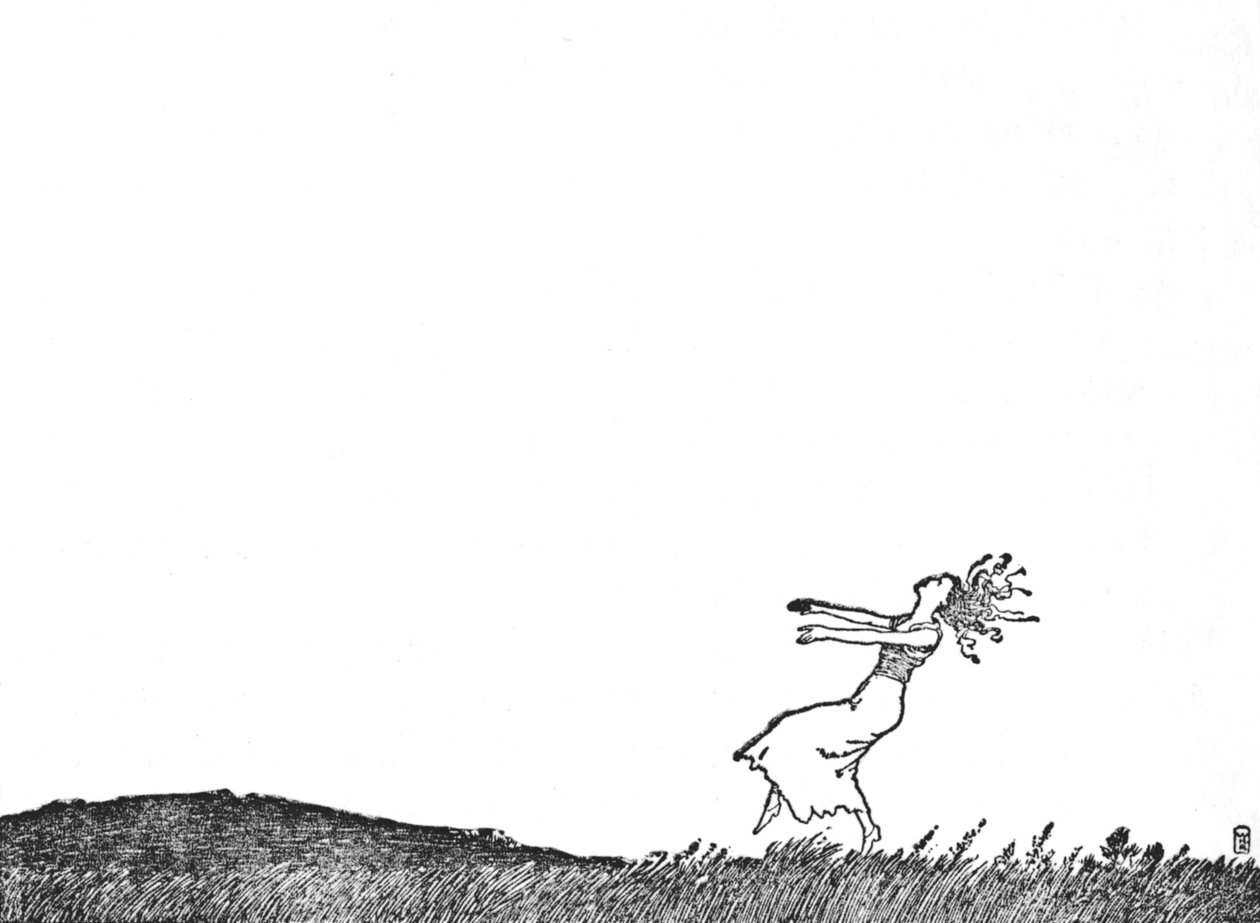 Dance She Must, Over Mark og Eng, c1930 af William Heath Robinson