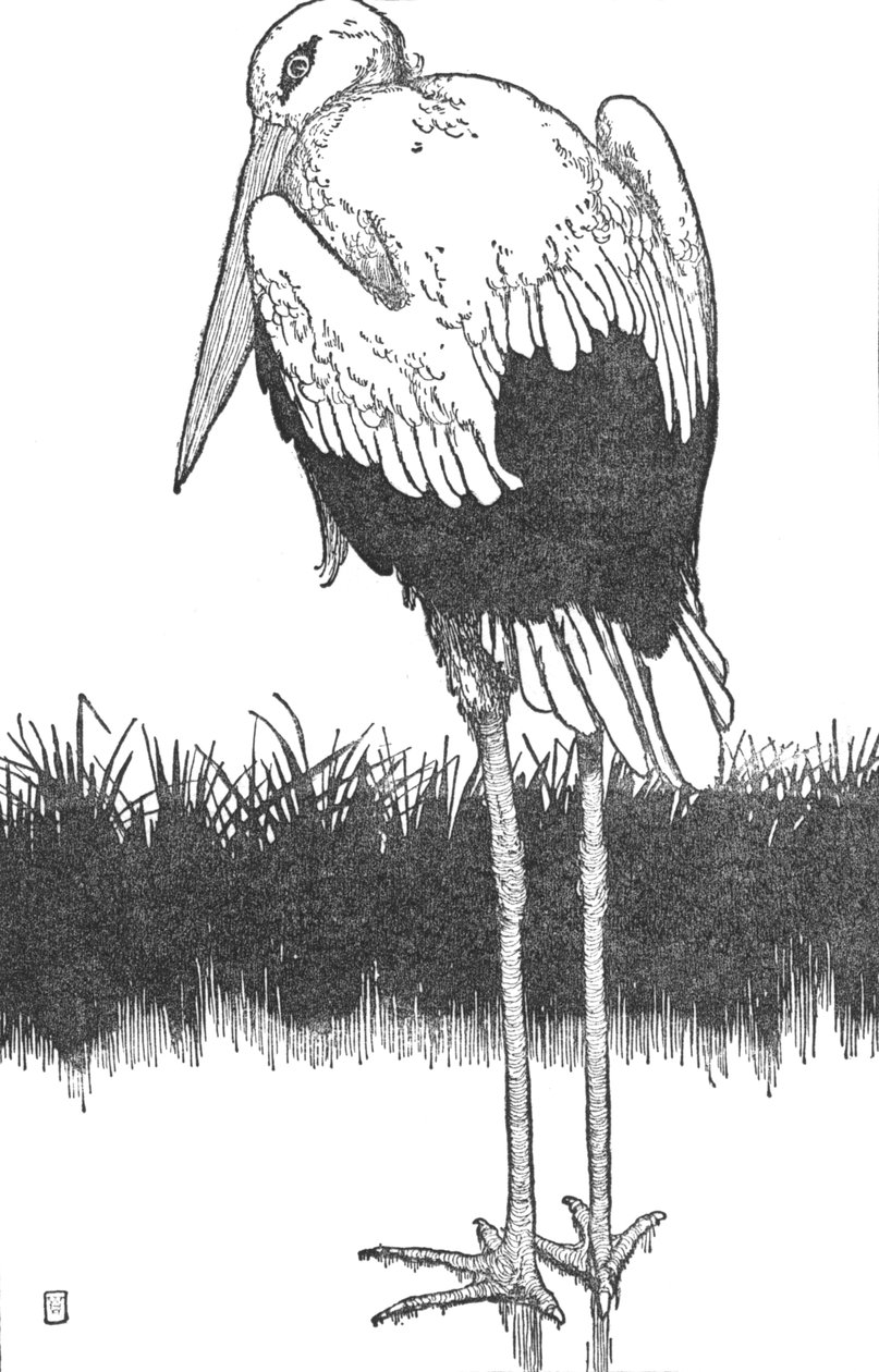 Far-Stork, c1930 af William Heath Robinson